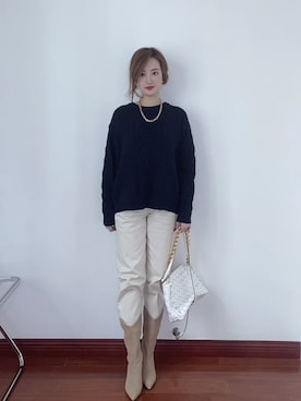 miaさん（レディース・163cm）の秋コーディネート