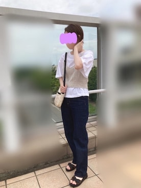 「DRESKIP（ドレスキップ）のアイテム（シューズ）」を使った、natumegさん（レディース・157cm）の夏コーディネート