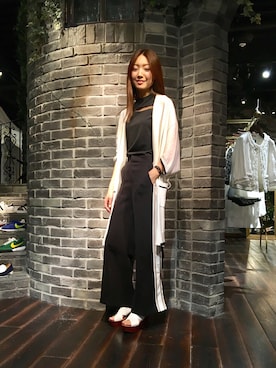 「GUILD PRIME（ギルドプライム）のアイテム」を使った、NATSUさん（レディース・165cm）の春コーディネート