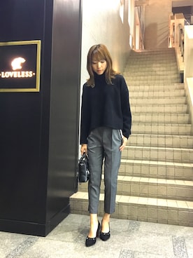 「M/M ATTACHMENT（エムエムアタッチメント）のアイテム」を使った、NATSUさん（レディース・165cm）の秋コーディネート