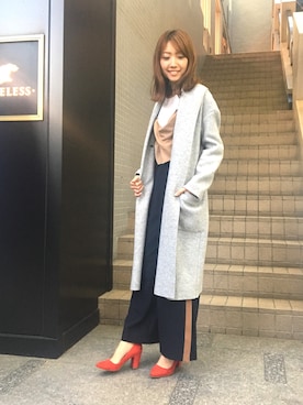 「AVIE（アビィ）のアイテム」を使った、NATSUさん（レディース・165cm）の秋コーディネート