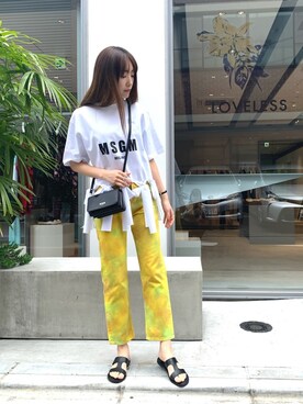 NATSUさんの（MSGM | エムエスジーエム）を使ったコーディネート