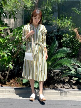 「Lucy Folk（ルーシーフォーク）のアイテム」を使った、NATSUさん（レディース・165cm）の春コーディネート