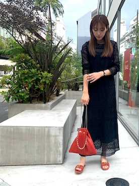 「BIGOTRE（ビゴター）のアイテム」を使った、NATSUさん（レディース・165cm）の夏コーディネート