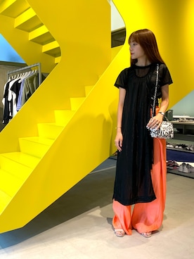 「KENZO（ケンゾー）のアイテム」を使った、NATSUさん（レディース・165cm）の夏コーディネート