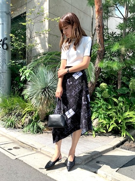 「LOVELESS（ラブレス）のアイテム」を使った、NATSUさん（レディース・165cm）の夏コーディネート