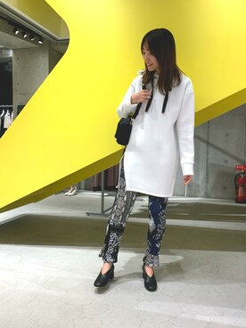 「KENZO」｜「アイテム（パンプス）」を使った、NATSUさん（レディース・165cm）の春コーディネート