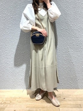 「オリーブ」｜「アイテム（その他シューズ）」を使った、あゆさん（レディース・157cm）の冬コーディネート