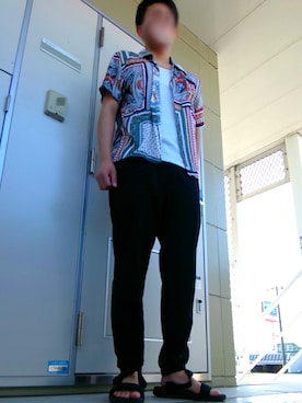 「八戸」｜ひかりたさん（メンズ・179cm）の夏コーディネート