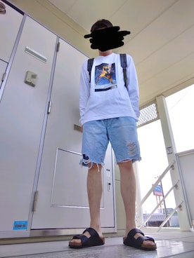 「ノースフェイス」｜ひかりたさん（メンズ・179cm）の春コーディネート