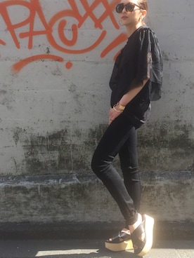 「Kaon（カオン）のアイテム」を使った、kanaさん（レディース・158cm）の春コーディネート