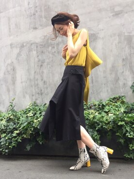 「Rochas」｜kanaさん（レディース・158cm）の夏コーディネート