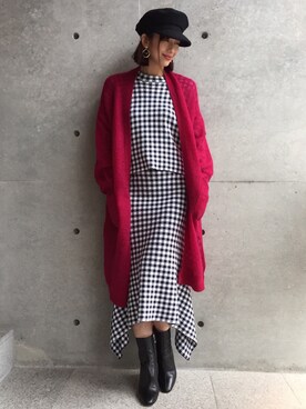 「Rosetta Getty（ロゼッタゲッティ）のアイテム」を使った、kanaさん（レディース・158cm）の秋コーディネート