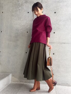 「Rosetta Getty（ロゼッタゲッティ）のアイテム」を使った、kanaさん（レディース・158cm）の秋コーディネート