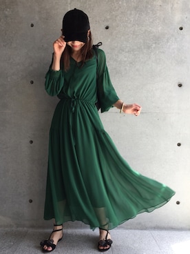 「rag & bone（ラグアンドボーン）のアイテム（帽子）」を使った、kanaさん（レディース・158cm）の春コーディネート