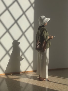 「ALDO（アルド）のアイテム（スリッポン）」を使った、Chsiaokeさん（レディース・162cm）の夏コーディネート
