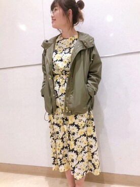 「Te chichi TERRASSE（テチチテラス）のアイテム（マウンテンパーカー）」を使った、lukawaguchimaekawaさん（レディース・161cm）の冬コーディネート