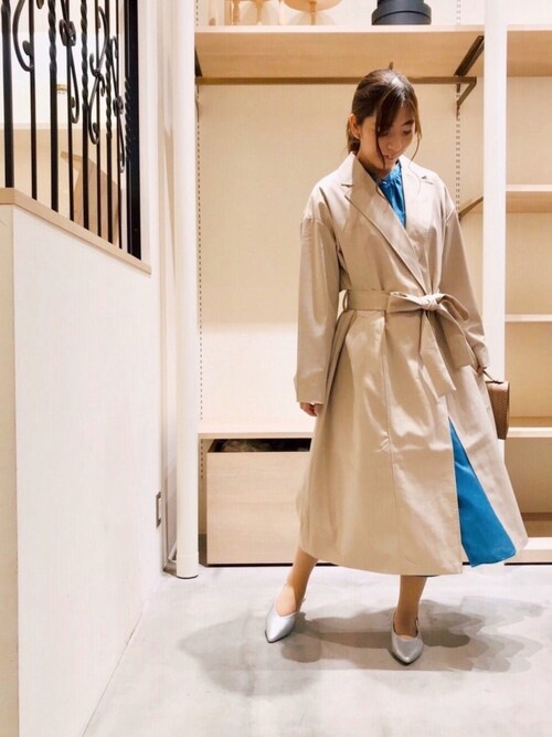 Lukawaguchimaekawa Te Chichi Lugnoncure イオンモール川口前川 Te Chichi Terrasseの トレンチコートを使ったコーディネート Wear