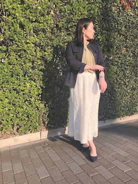 「Te chichi TERRASSE」｜「アイテム（その他）」を使った、lukawaguchimaekawaさん（レディース・152cm）の春コーディネート