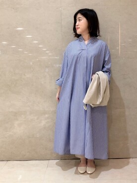 「#新作」｜「アイテム（ワンピース/ドレス）」を使った、lukawaguchimaekawaさん（レディース・150cm）の冬コーディネート