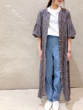 「新作」｜「アイテム（その他）」を使った、lukawaguchimaekawaさん（レディース・153cm）の春コーディネート