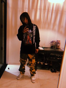 「vetements」｜「アイテム（マウンテンパーカー）」を使った、nsnosokさん（メンズ・173cm）の夏コーディネート