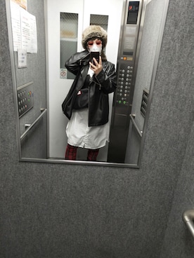 「PAGEBOY（ページボーイ）のアイテム（シャツワンピース）」を使った、masaさん（レディース・157cm）の秋コーディネート