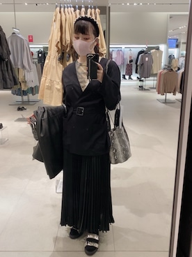 「HELK（ヘルク）のアイテム（ジャケット/アウター）」を使った、ちゃんまみさん（レディース・163cm）の秋コーディネート