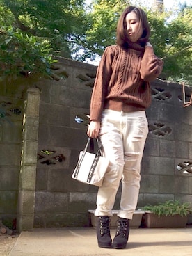 ちゃんまみさん（レディース・158cm）の秋コーディネート