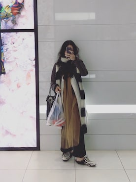 「DRIES VAN NOTEN（ドリスヴァンノッテン）のアイテム（その他アウター）」を使った、yuiさん（レディース・160cm）の春コーディネート
