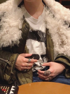 「BALENCIAGA」｜「アイテム（モッズコート）」を使った、yuiさん（レディース・160cm）の春コーディネート
