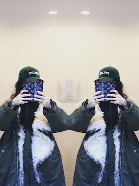 「vetements」｜「アイテム（モッズコート）」を使った、yuiさん（レディース・160cm）の春コーディネート