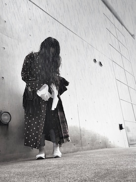「DRIES VAN NOTEN（ドリスヴァンノッテン）のアイテム（その他アウター）」を使った、yuiさん（レディース・160cm）の春コーディネート