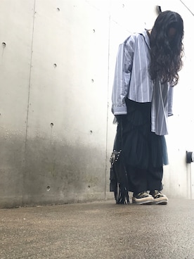 「DRIES VAN NOTEN（ドリスヴァンノッテン）のアイテム（ワンピース/ドレス）」を使った、yuiさん（レディース・160cm）の春コーディネート