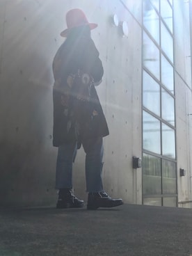「DRIES VAN NOTEN（ドリスヴァンノッテン）のアイテム（その他アウター）」を使った、yuiさん（レディース・160cm）の春コーディネート