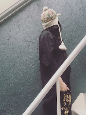 「DRIES VAN NOTEN（ドリスヴァンノッテン）のアイテム（つなぎ/オールインワン）」を使った、yuiさん（レディース・160cm）の夏コーディネート