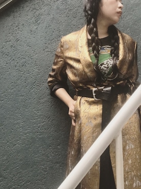 「DRIES VAN NOTEN（ドリスヴァンノッテン）のアイテム（その他アウター）」を使った、yuiさん（レディース・160cm）の夏コーディネート