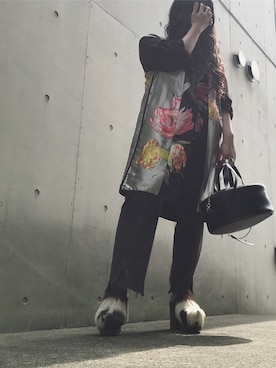 「DRIES VAN NOTEN（ドリスヴァンノッテン）のアイテム（その他アウター）」を使った、yuiさん（レディース・160cm）の夏コーディネート