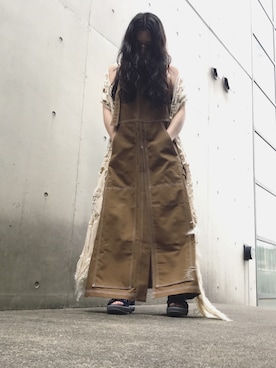 「vetements」｜「アイテム（ワンピース/ドレス）」を使った、yuiさん（レディース・160cm）の秋コーディネート