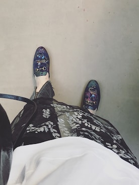「DRIES VAN NOTEN（ドリスヴァンノッテン）のアイテム（ワンピース/ドレス）」を使った、yuiさん（レディース・160cm）の秋コーディネート