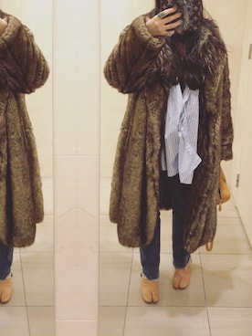 「DRIES VAN NOTEN（ドリスヴァンノッテン）のアイテム（その他アウター）」を使った、yuiさん（レディース・160cm）の春コーディネート