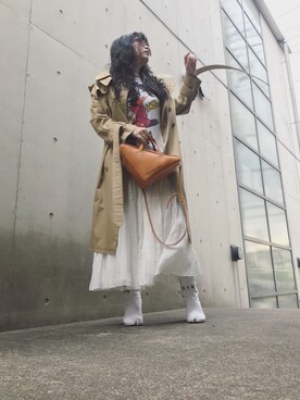 「MACKINTOSH」｜「アイテム（ブーツ）」を使った、yuiさん（レディース・160cm）の夏コーディネート
