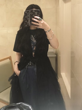 「DRIES VAN NOTEN（ドリスヴァンノッテン）のアイテム（その他アウター）」を使った、yuiさん（レディース・160cm）の秋コーディネート