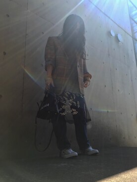 「DRIES VAN NOTEN（ドリスヴァンノッテン）のアイテム（テーラードジャケット）」を使った、yuiさん（レディース・160cm）の秋コーディネート