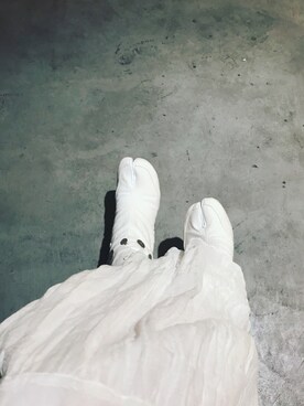 「Martin Margiela」｜「アイテム（ブーツ）」を使った、yuiさん（レディース・160cm）の秋コーディネート