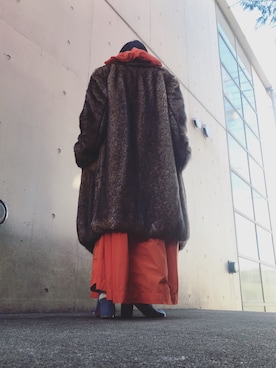 「DRIES VAN NOTEN（ドリスヴァンノッテン）のアイテム（その他アウター）」を使った、yuiさん（レディース・160cm）の冬コーディネート