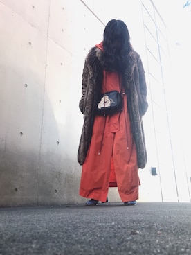 「DRIES VAN NOTEN（ドリスヴァンノッテン）のアイテム（その他アウター）」を使った、yuiさん（レディース・160cm）の冬コーディネート