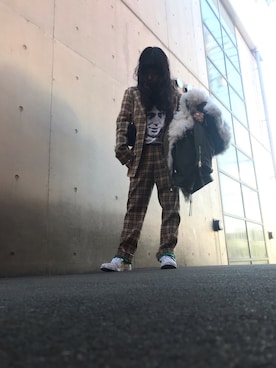 「DRIES VAN NOTEN（ドリスヴァンノッテン）のアイテム（テーラードジャケット）」を使った、yuiさん（レディース・160cm）の冬コーディネート