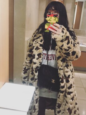 「chanel」｜「アイテム（その他アウター）」を使った、yuiさん（レディース・160cm）の春コーディネート