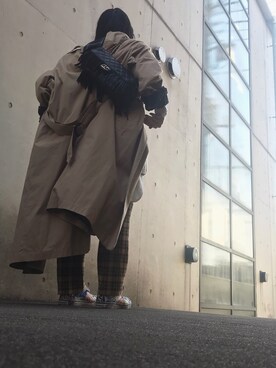 「vetements」｜「アイテム（トレンチコート）」を使った、yuiさん（レディース・160cm）の春コーディネート